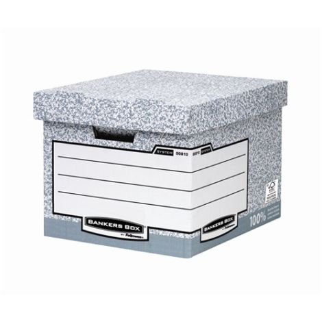 Archivní kontejner, kartónový, standard, "BANKERS BOX® SYSTEM by FELLOWES®"
