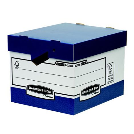 Archivní kontejner, kartonový, ergonomický úchyt, "BANKERS BOX® by FELLOWES®"
