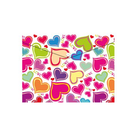 Obal PP s patentem A5, Love Hearts