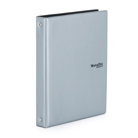 Karisblok A5 PVC Metallic stříbrná