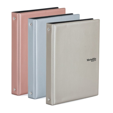 Karisblok A6 PVC Metallic (zlatý, stříbrný, měděný)