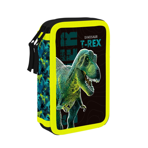 Penál 2-posch. prázdný Dinosaurus