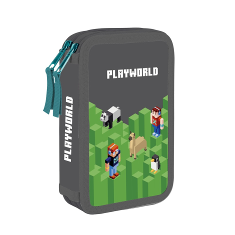 Penál 2-posch. prázdný Playworld