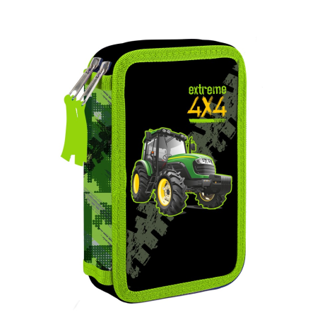 Penál 2-posch. prázdný Traktor