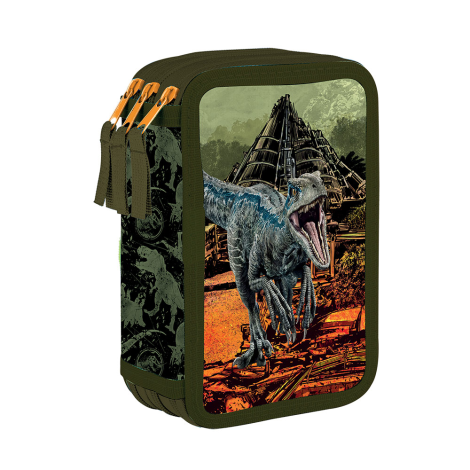 Penál 3-patrový, prázdný - Jurassic World