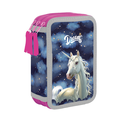 Penál 3-posch. prázdný Unicorn 1