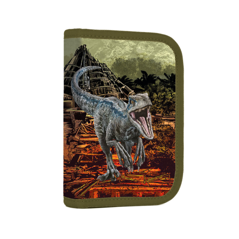 Penál 1-posch. 2 chlopně, prázdný - Jurassic World