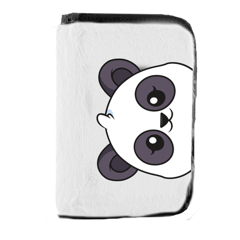 Penál 1-posch. 2 chlopně, prázdný - efekt Panda
