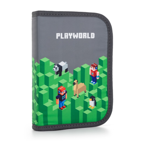 Penál 1-posch. 2 chlopně, prázdný Playworld