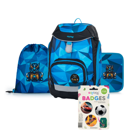 Školní batoh - 4 dílný set OXY - Sherpy Robot