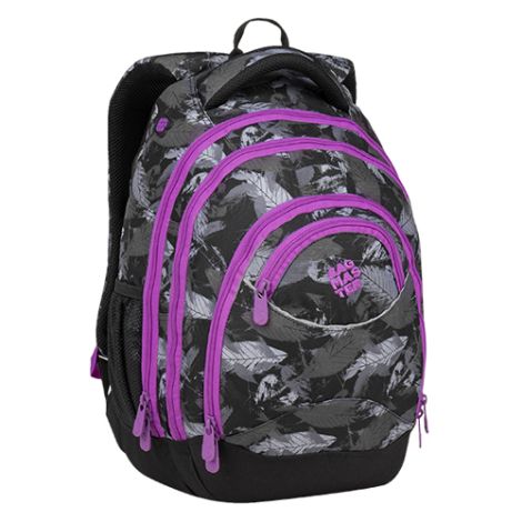 Studentský batoh ENERGY 9 A VIOLET/GRAY/BLACK