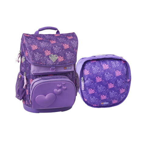 LEGO Friends Hearts Maxi - školní aktovka, 2 dílný set