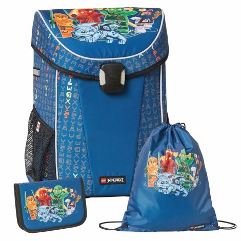 LEGO Ninjago Family, Easy Light - školní batoh, 3 dílný set