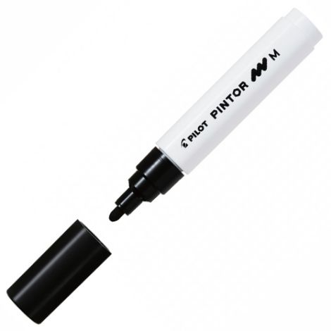 Pintor, PO, Medium, akrylový popisovač černá
