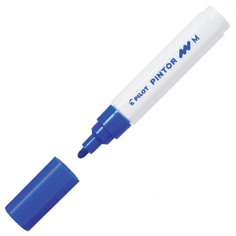 Pintor, PO, Medium, akrylový popisovač modrá