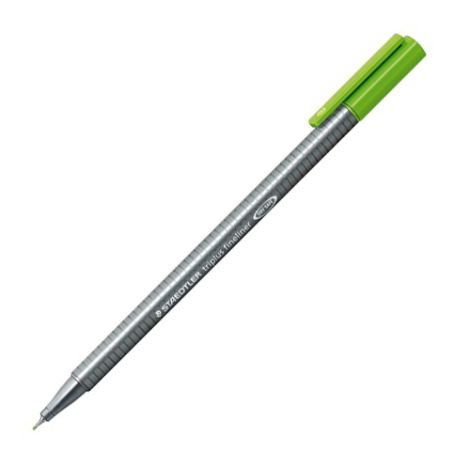 Liner, 0,3 mm, STAEDTLER "Triplus", světle zelený