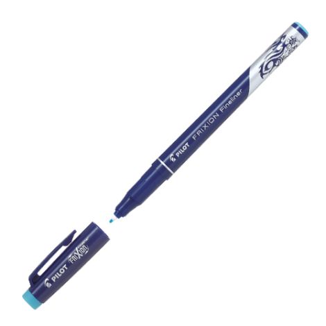 Pilot Frixion Fineliner 0,45mm, světle modrý