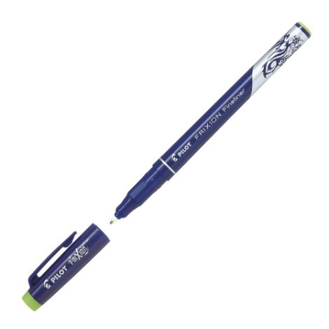 Pilot Frixion Fineliner 0,45mm, světle zelený