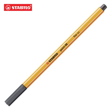 Liner STABILO point 88 tmavě šedý