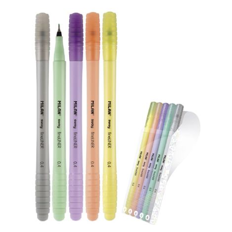 Liner MILAN Sway Pastel 0,4mm - sada 5 ks v praktickém pouzdře