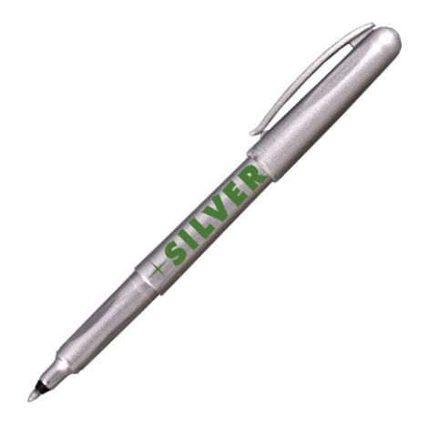 Popisovač CENTROPEN 2670 - stříbrný, hrot M