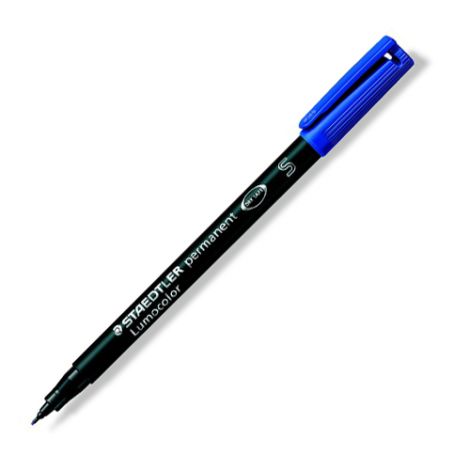 Permanentní popisovač, OHP, 0,4 mm, STAEDTLER "313 S", modrý