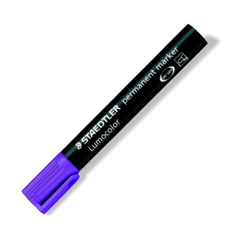 Permanentní popisovač, 2 mm, kuželový hrot, STAEDTLER "Lumocolor 352", fialový