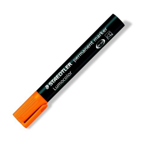 Permanentní popisovač, 2 mm, kuželový hrot, STAEDTLER "Lumocolor 352", oranžový