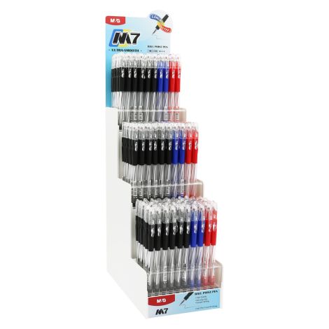 Pero kuličkové M&G Semi-Gel M7 0,7 mm - stojan 180 ks