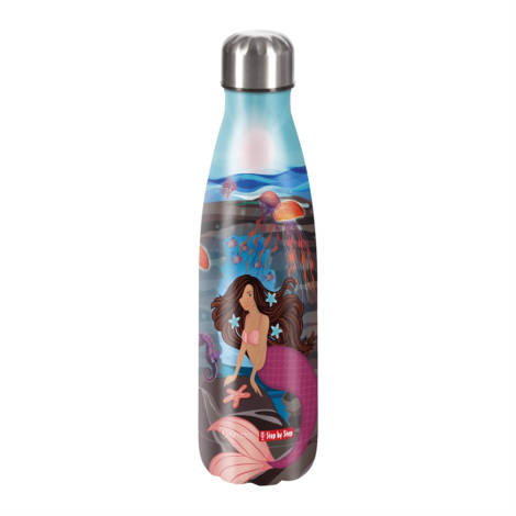 Izolovaná láhev na nápoj z nerezové oceli 0,5 l, Mermaid Delia