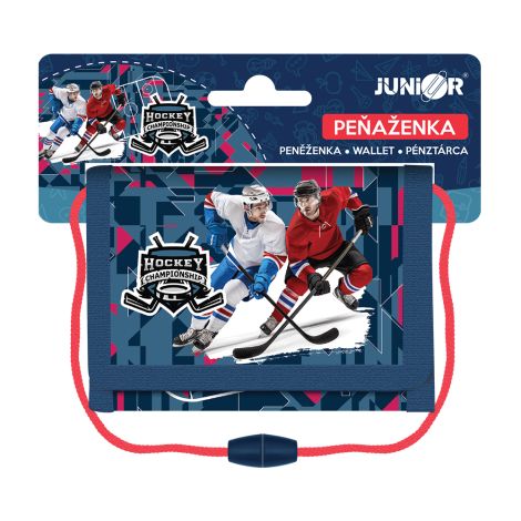 Dětská textilní peněženka JUNIOR S8 - Hockey