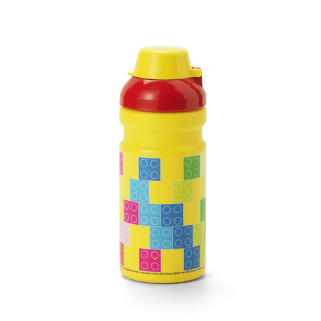 LEGO Brick láhev na pití - červená/žlutá