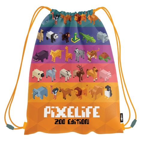 Kapsa na přezůvky s potiskem JUNIOR S8 - Pixelife Zoo Edition