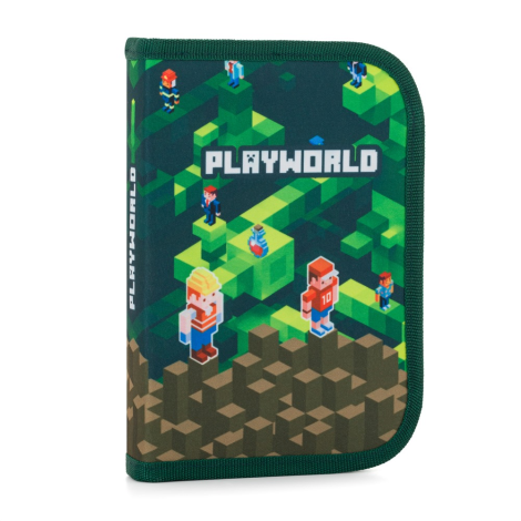 Penál 1-posch. 2 chlopně, prázdný - Playworld