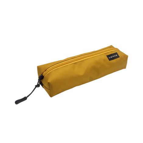Pouzdro na pera "Etue široké + elastic" VERDE - hořčicová barva