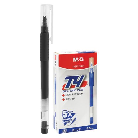 Pero gelové M&G T4 (0,5 mm) - velkoobjemová černá náplň (délka zápisu až 2000 m)