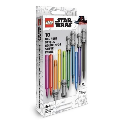 LEGO Star Wars sada gelových per, světelný meč - 10 ks