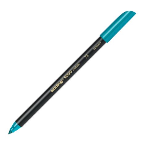 Popisovač Edding 1200 metalický zelený