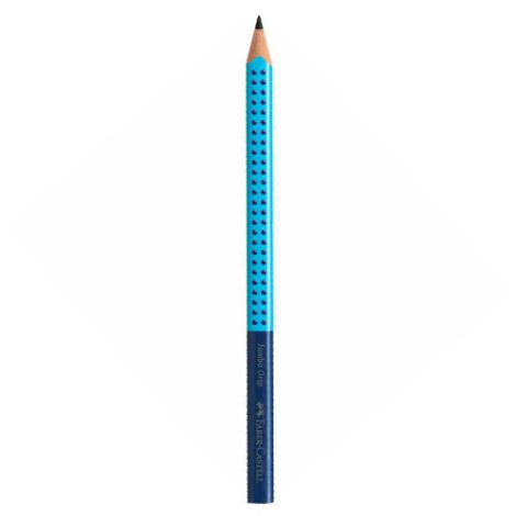 Grafitová tužka Faber-Castell Grip Jumbo / B modrá/bledě modrá