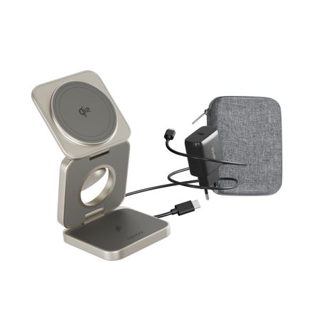 Epico UltraBase Qi2 3in1 Fold Mag+ stojanček EF55 9915112700001