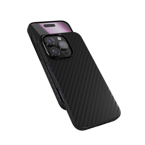 Epico Mag+ Carbon kryt pre iPhone 16 Pro - čierny 91010191300001