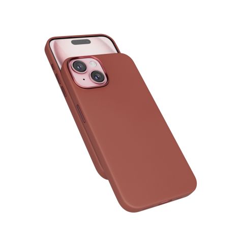 Epico Mag+ kožený kryt iPhone 15 - hnedá 81110131700001