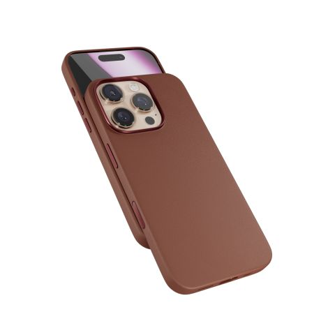 Epico Mag+ kožený kryt iPhone 16 Pro Max - hnedá 91110131700002