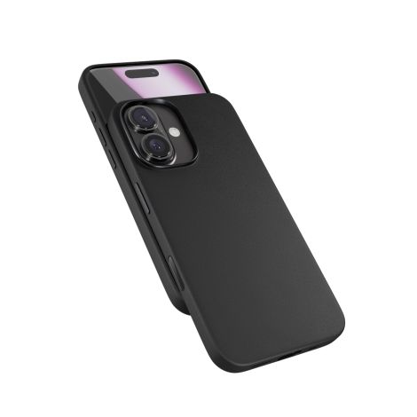Epico Mag+ kožený kryt iPhone 16 Plus - čierna 90910131300001