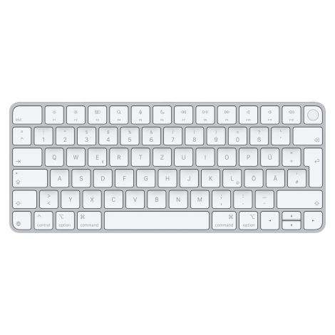Apple Magic Keyboard Touch ID/Bezdrôtová Bluetooth/GER layout/Biela MXCK3D/A
