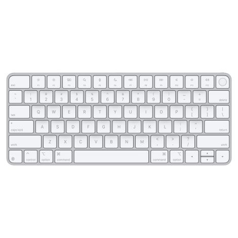 Apple Magic Keyboard Touch ID/Bezdrôtová Bluetooth/US layout/Biela MXCK3LB/A