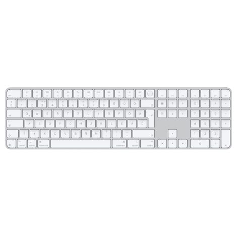 Apple Magic Keyboard Numeric Touch ID/Bezdrôtová Bluetooth/HU layout/Biela MXK73MG/A