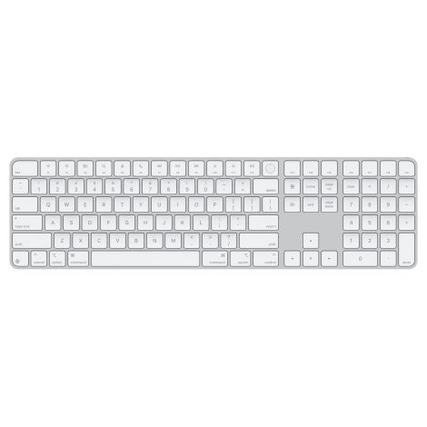 Apple Magic Keyboard Numeric Touch ID/Bezdrôtová Bluetooth/US layout/Biela MXK73LB/A