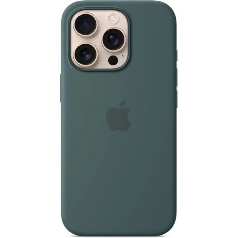 iPhone 16 Pro Max Silicone Case with MS - Lake Gre MA7V4ZM/A