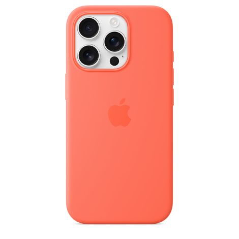 iPhone 16 Pro Silicone Case with MS - Tangerine MDFY4ZM/A